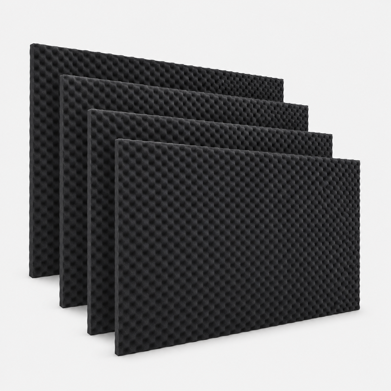 04 pack Panel Gigante Premium Ondulado 120x200 Cm Espuma Acústica