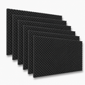 06 pack Panel Gigante Premium Ondulado 120x200 Cm Espuma Acústica