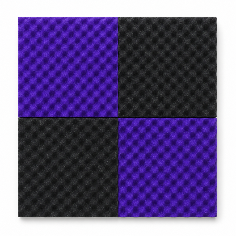10 Pack Panel Acústico Ondulado 60x60x3.50 Cm Espuma Acustikapital
